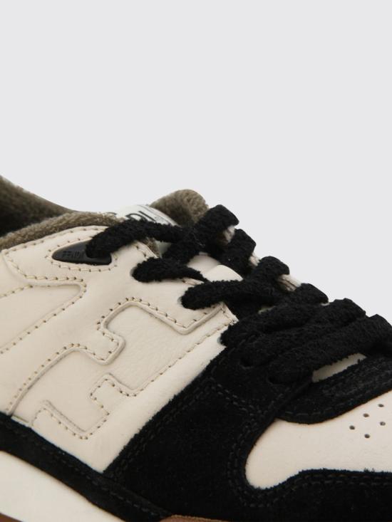 26SS 펜디 매치 스웨이드 로우탑 스니커즈 8E8252AHH2 F1FZB Black - FENDI