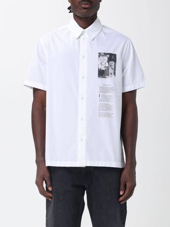 25FW 오프화이트 셔츠 OMGG01EF25FAB001 0110 White