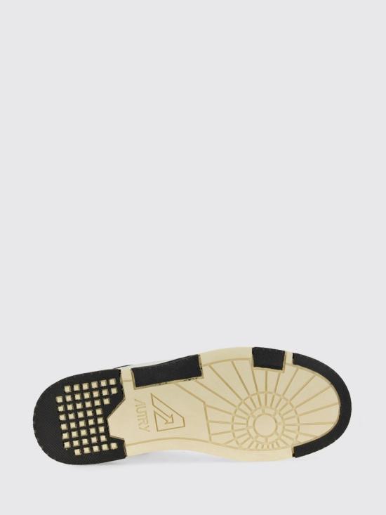 25FW 오트리 CLC 레더 스니커즈 ROLM MM04 White - AUTRY