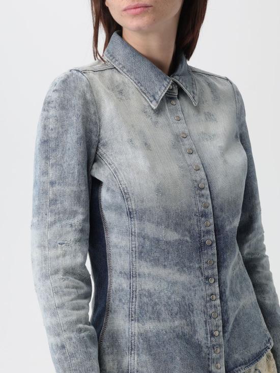 25FW 디젤 셔츠 A21284068TY 01 Denim - DIESEL