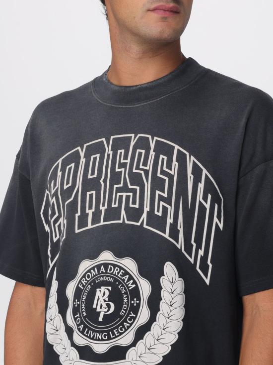 25FW 리프레젠트 반팔 티셔츠 MLM100170 STAINEDBLA Black 1 - REPRESENT