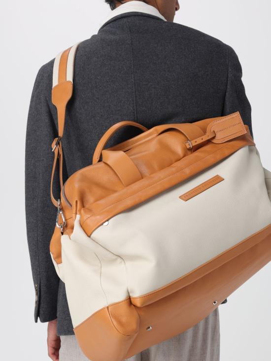 25FW 브루넬로 쿠치넬리 더플백 MBATBU395 COK17 Ice - BRUNELLO CUCINELLI