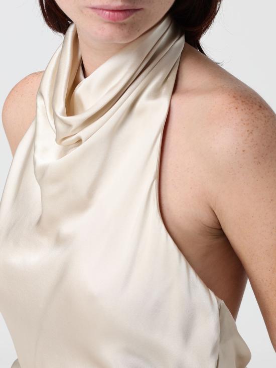 25FW 발망 민소매 티셔츠 FF1AE165SE95 0AS Beige - BALMAIN