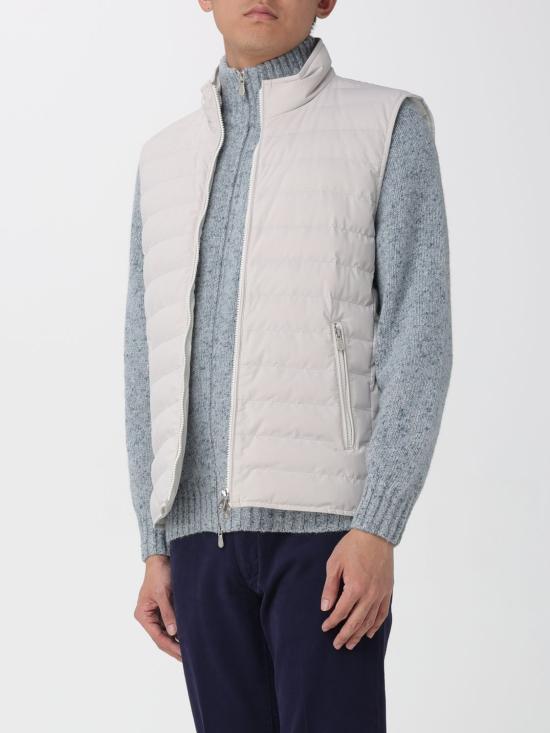 25FW 브루넬로 쿠치넬리 베스트 MM4911797 CUE79 Ice - BRUNELLO CUCINELLI