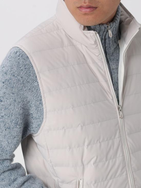 25FW 브루넬로 쿠치넬리 베스트 MM4911797 CUE79 Ice - BRUNELLO CUCINELLI