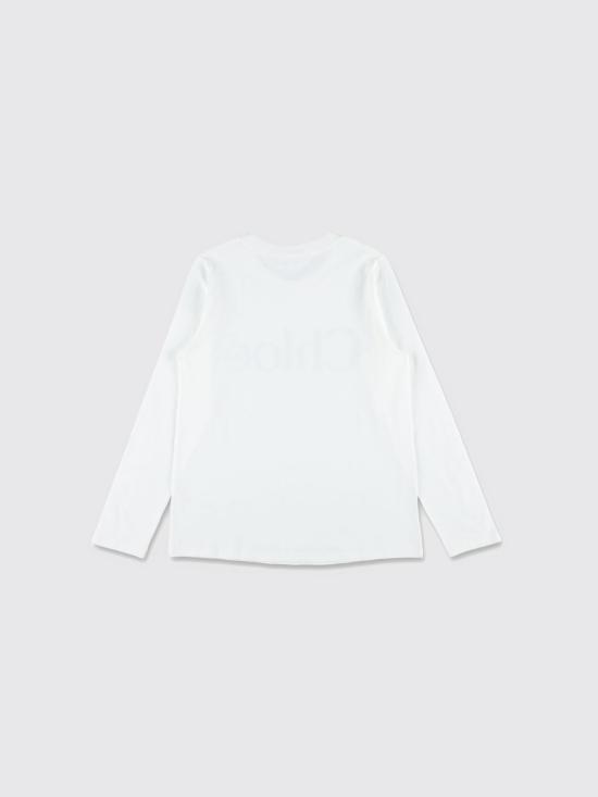 25FW [키즈] 끌로에 티셔츠 C20650 117 White - CHLOE