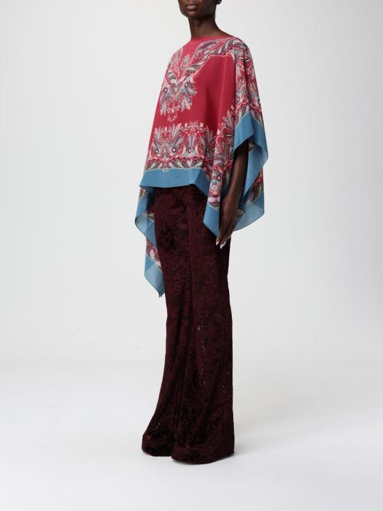 25FW 에트로 블라우스 WRJA0146AKB08 X0868 Burgundy - ETRO