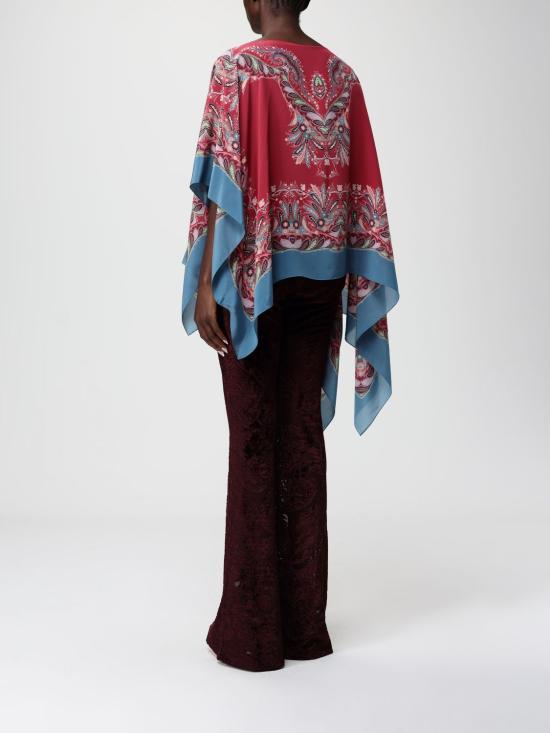 25FW 에트로 블라우스 WRJA0146AKB08 X0868 Burgundy - ETRO