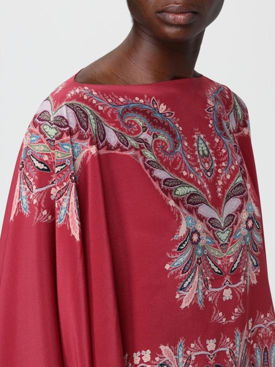 25FW 에트로 블라우스 WRJA0146AKB08 X0868 Burgundy - ETRO