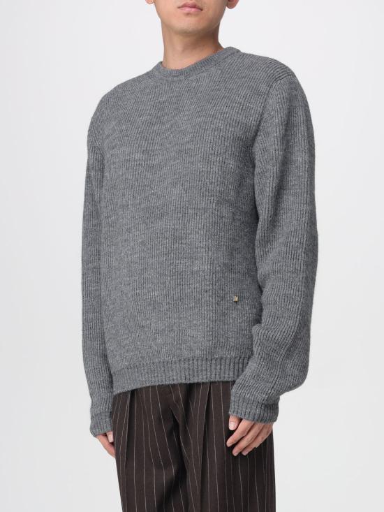 25FW 모스키노 스웨터 09185204 0506 Grey - MOSCHINO