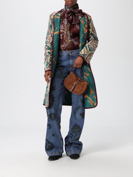 25FW 에트로 코트 WRAA0040 99TJEH9 S9890 Green - ETRO