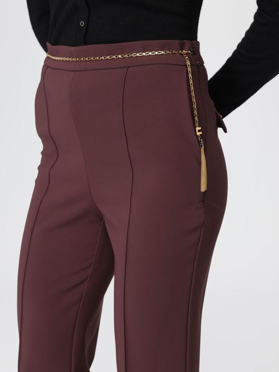25FW 엘리자베타프랜치 스트레이트 팬츠 PA141 EA4 Wine - ELISABETTA FRANCHI