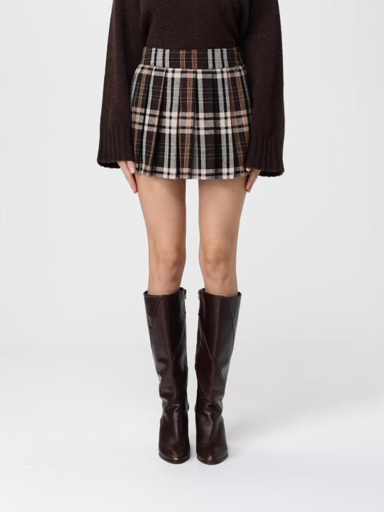 25FW 아니예 바이 스커트 181528 02449 Brown