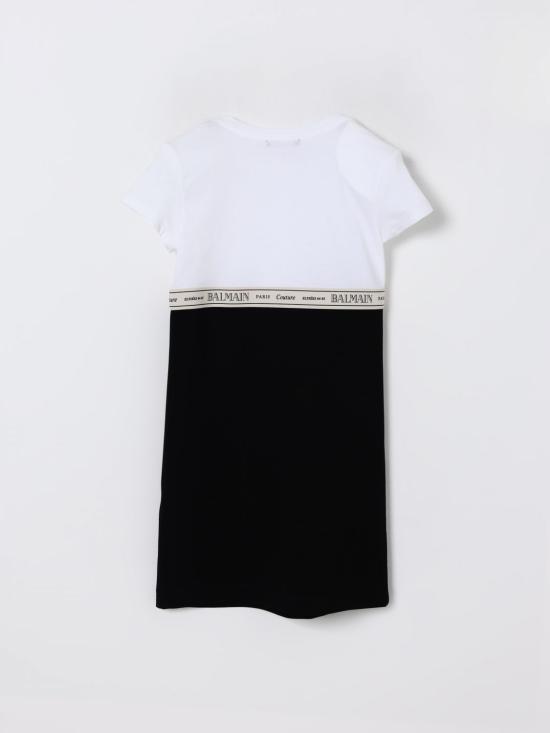 25FW [키즈] 발망 원피스 BX1B91J0371 930BCB Black - BALMAIN