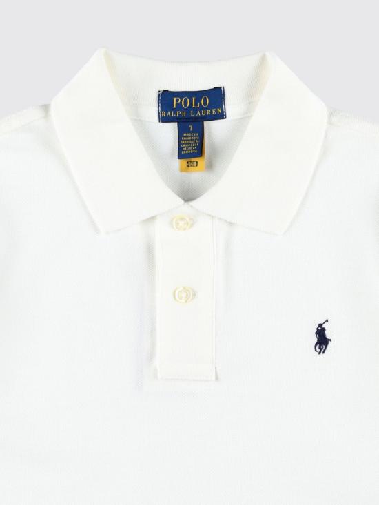25FW [키즈] 폴로 랄프로렌 폴로 셔츠 322703634 013 White - POLO RALPH LAUREN