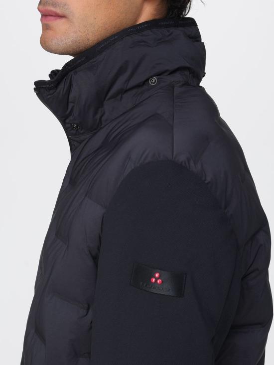 25FW 페트레이 홀저 SJN BMAT 자카드 퀼팅 배색 재킷  PEU520601191802 NER Black - PEUTEREY