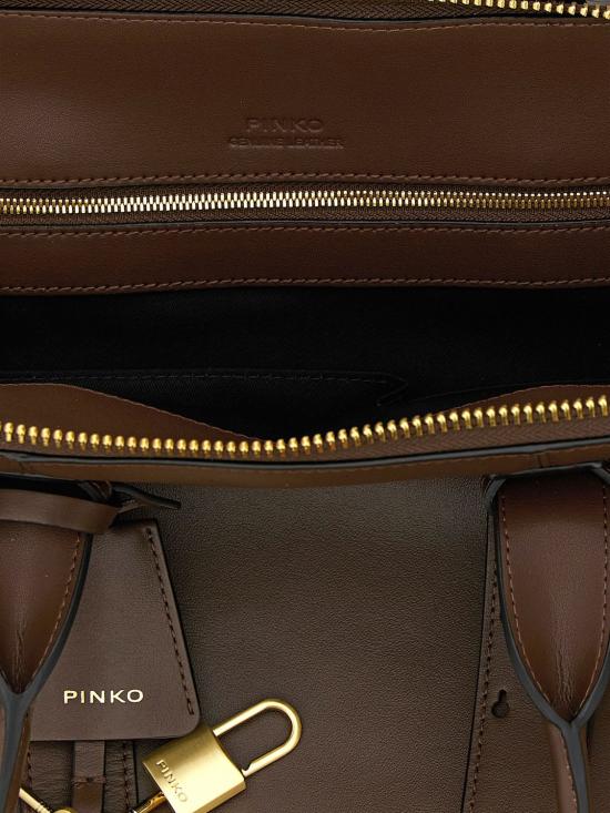 25FW 핑코 토트백 105172A0QO L74V Brown - PINKO