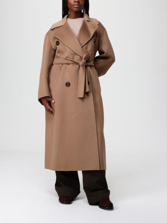 25FW 에스막스마라 반팔 티셔츠 2529976011600 003 Brown - 'S MAX MARA