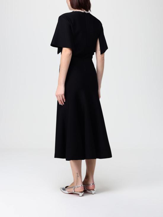 25FW 알렉산더 맥퀸 롱 원피스 839820Q1BEN 1011 Black - ALEXANDER MCQUEEN