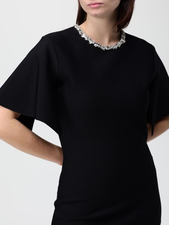 25FW 알렉산더 맥퀸 롱 원피스 839820Q1BEN 1011 Black - ALEXANDER MCQUEEN