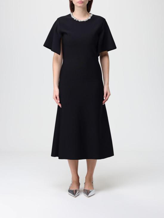 25FW 알렉산더 맥퀸 롱 원피스 839820Q1BEN 1011 Black