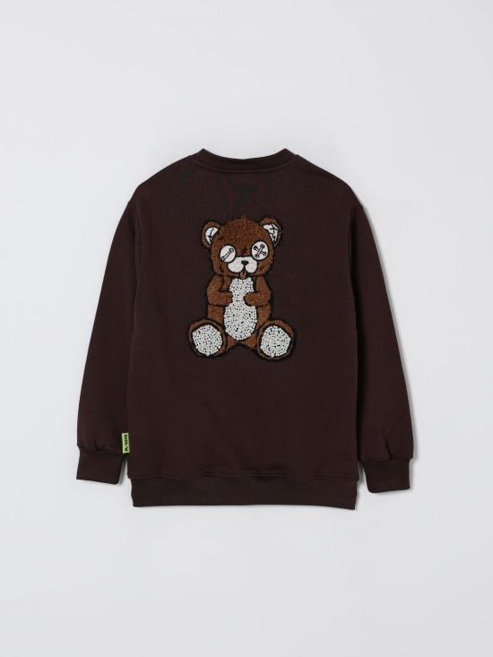 25FW [키즈] 바로우 풀오버 F5BKJGSW132 308 Brown - BARROW