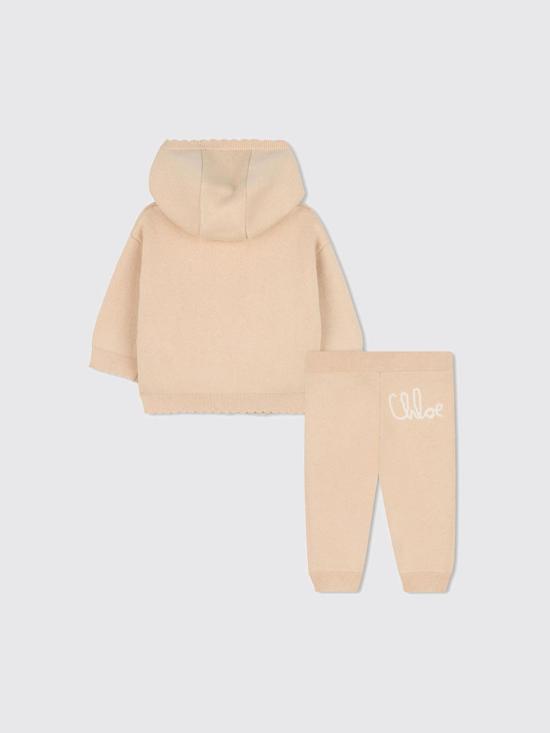 25FW [키즈] 끌로에 오버롤 C20721 257 Beige - CHLOE