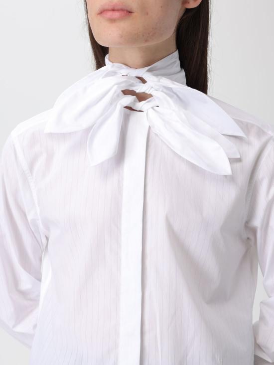 25FW 모스키노 셔츠 02035432 2001 White - MOSCHINO