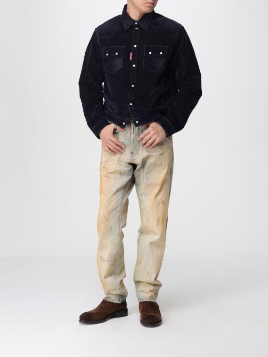 25FW 디스퀘어드2 데님 자켓 S74DM0938D30017 470 Blue - DSQUARED2