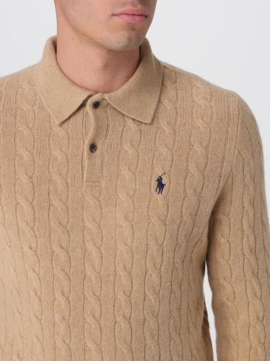 25FW 폴로 랄프로렌 스웨터 710974165 004 Beige - POLO RALPH LAUREN
