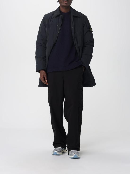 25FW 스톤 아일랜드 마이크로 트윌 패디드 카코트 7100007S0026 V0029 Black - STONE ISLAND