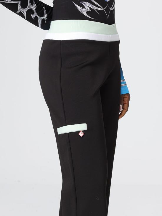 25FW 카사블랑카 팬츠 WPF25JTR269 01 Black - CASABLANCA