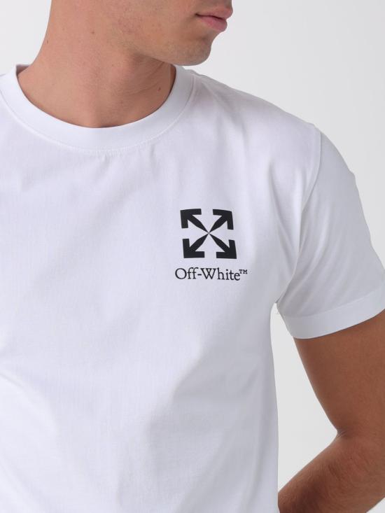 25FW 오프화이트 반팔 티셔츠 OMAA027F25JER00F 0110 White - OFF WHITE