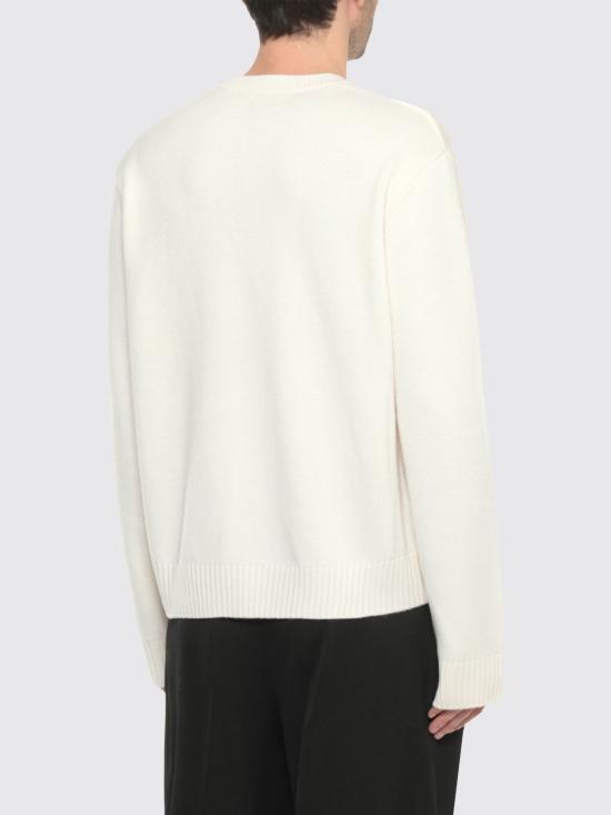 25FW 카사블랑카 스웨터 MAW25KW1105 01 Ivory - CASABLANCA