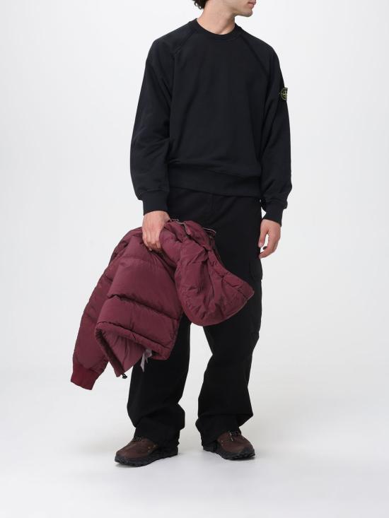 25FW 스톤 아일랜드 나일론 메탈 에코닐 후드 다운 파카 4100088S0019 V0012 Burgundy - STONE ISLAND