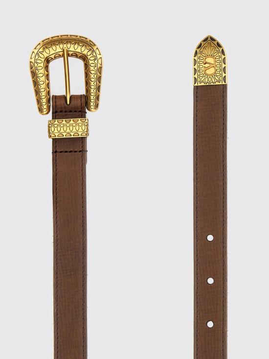 25FW 발렌티노 가라바니 가죽 벨트 7Y2T0SQ9WZE BQK Brown - VALENTINO GARAVANI