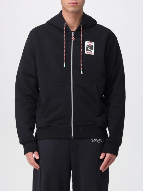 25FW 카사블랑카 긴팔 티셔츠 UMPF25JTP150 01 Black