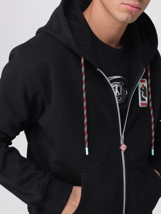 25FW 카사블랑카 긴팔 티셔츠 UMPF25JTP150 01 Black - CASABLANCA