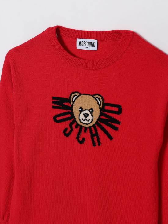 25FW [키즈] 모스키노 원피스 HDV0GZLHE43 50109 Red - MOSCHINO