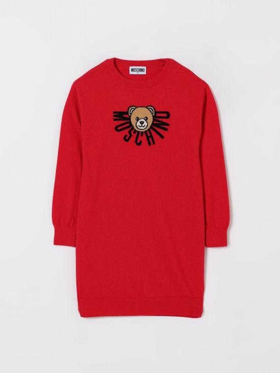 25FW [키즈] 모스키노 원피스 HDV0GZLHE43 50109 Red
