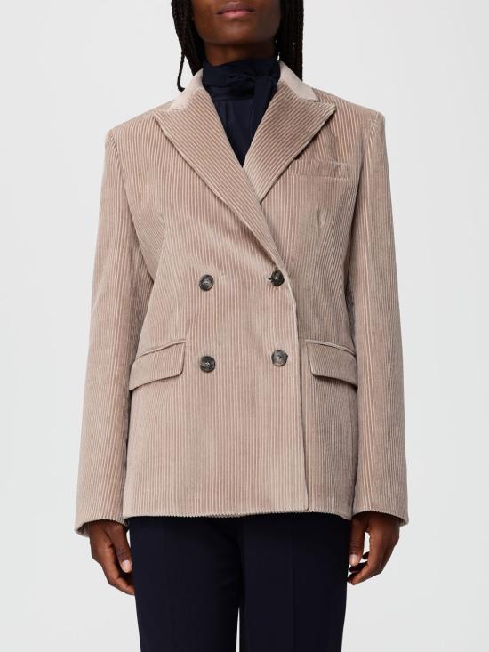 25FW 위켄드막스마라 자켓 2525046062600 014 Beige