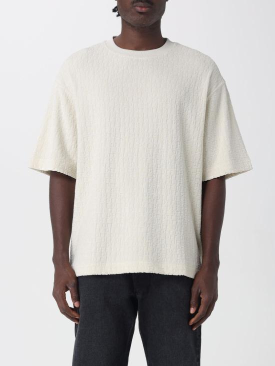 25FW 오프화이트 반팔 티셔츠 OMAD00KC99JER001 0A0A Yellow Cream