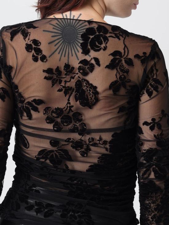 25FW 핑코 긴팔 티셔츠 105601A2QD ZD0 Black - PINKO