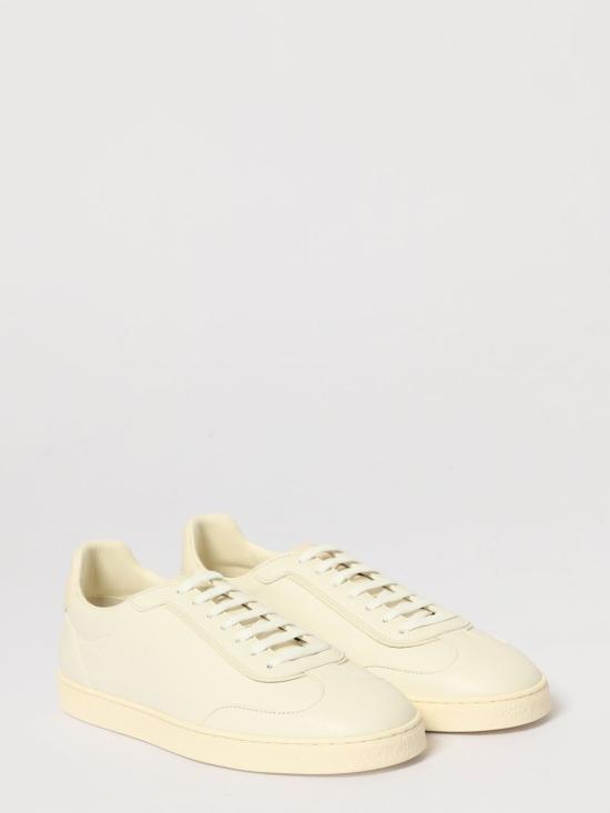 25FW 브루넬로 쿠치넬리 스니커즈 MZUKGOJ336 CJX19 Beige - BRUNELLO CUCINELLI