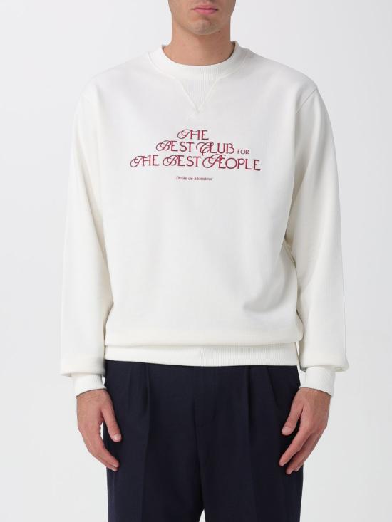 25FW 드롤드무슈 긴팔 티셔츠 SW181CO127 OW White