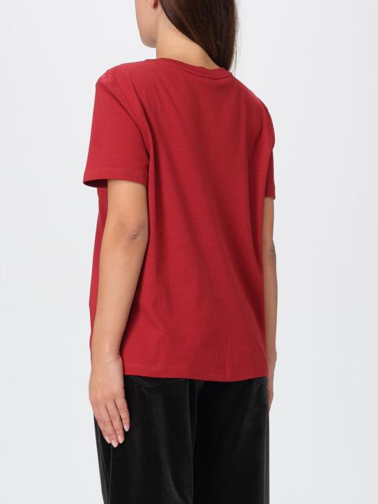 25FW 에스막스마라 반팔 티셔츠 2529976011600 007 Red - 'S MAX MARA