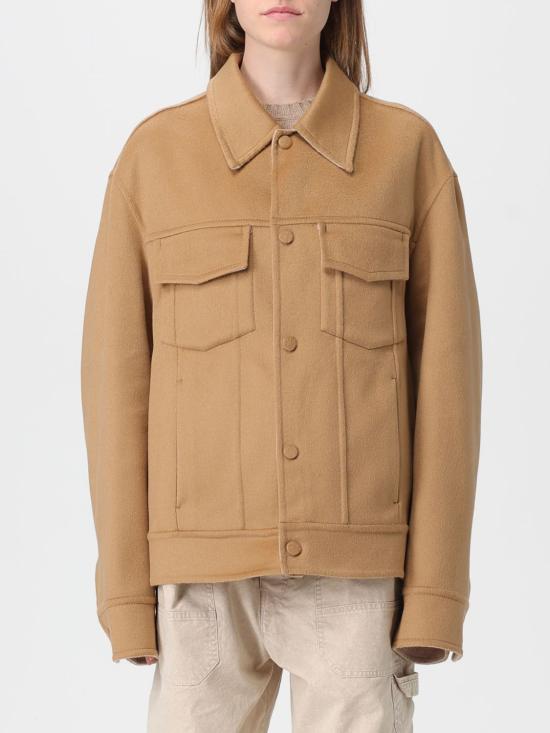 25FW 아미 울 트러커 재킷 UJK847WO00092 802 Camel