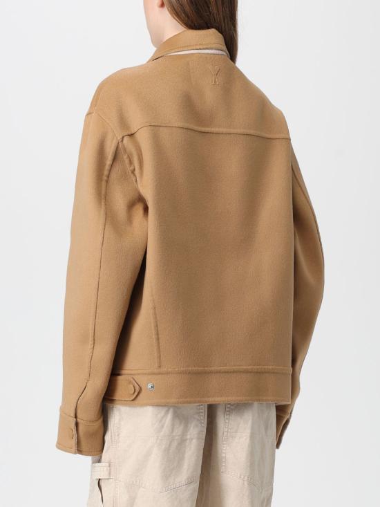 25FW 아미 울 트러커 재킷 UJK847WO00092 802 Camel - AMI