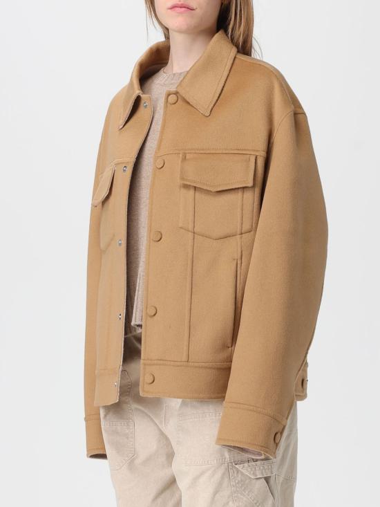 25FW 아미 울 트러커 재킷 UJK847WO00092 802 Camel - AMI