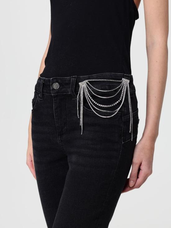 25FW 리우조 데님 팬츠 UF5006D4797 87462 Black - LIU JO